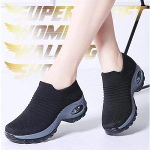 Fashion Women Sneakers (Breathable) Black