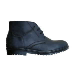 Men's Black Leather Boot  Sizes 38-46