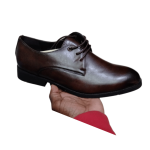 Mens Official Dark Tan Shoes Genuine Leather Sizes 39-45