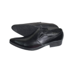 Men's Official Black Leather Shoes Sizes 38-46