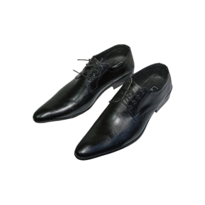 Pure Black Leather Shoes Sizes 38-46