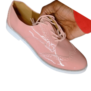 women leather shoes pink color Sizes 35-44